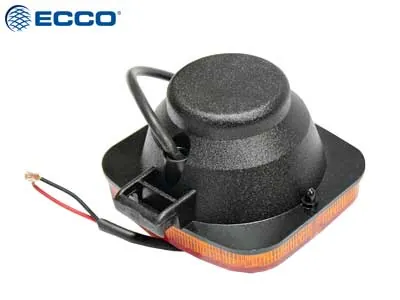 Halogent Rotorljus Bärnstensgult 12V 55W med Fäste - Bild 2