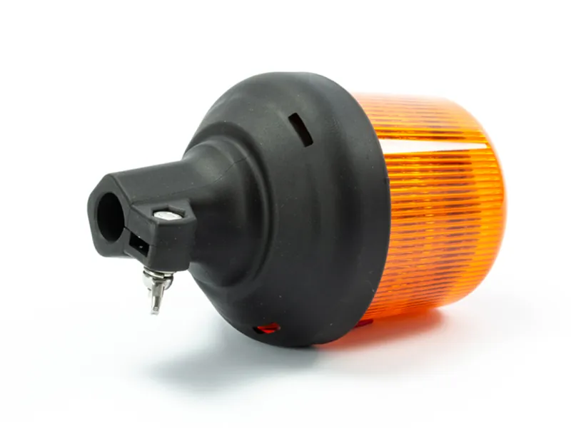 AXIXTECH LED Varningsljus Blixtfyr Amber 12-24V med Flexibel Pinnfäste - Bild 2