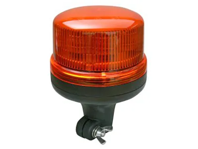 AXIXTECH LED Varningsljus Blixtljus Orange 12-24V 8 LED ø142mm - Ledextraljus.eu