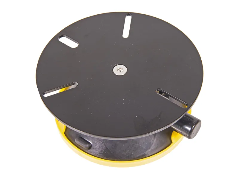 Vakuumhållare för Varningsljus - 3-bultar eller Magnetfäste - ø140mm Metallplatta - Bild 2
