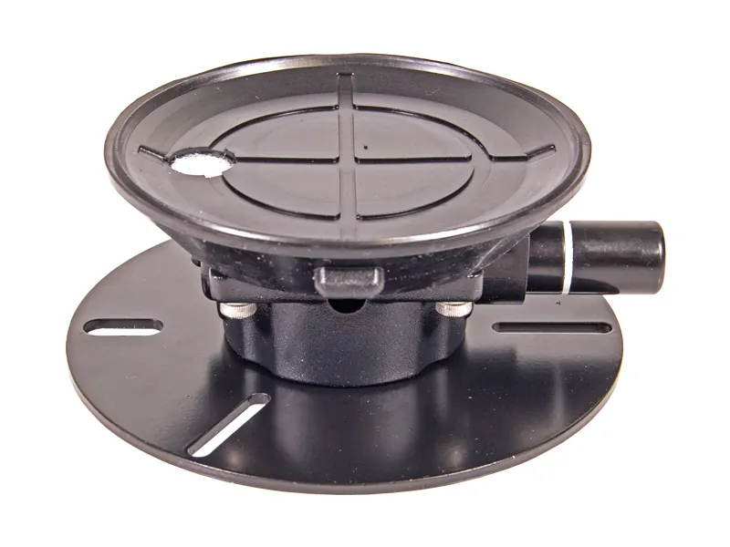 Vakuumhållare för Varningsljus - 3-bultar eller Magnetfäste - ø140mm Metallplatta - Bild 4