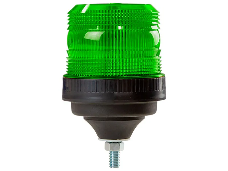 Ecco Eccoled Bronze LED-varningsljus grönt, flexibel tapp 12/24V