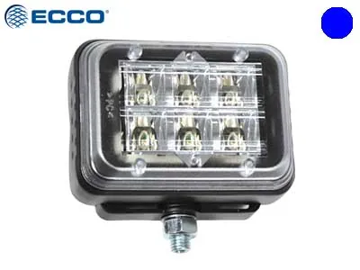 DeltaDesign LED Varningslampa Blå 10-30V 4x Blixt Synkroniserbar - Bild 2