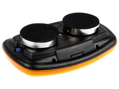 LED Varningsljus Batteridrivet Bärbart - 18 LED - Gul Blixtljus med Magnetfäste - Bild 3