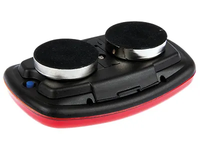 LED Varningsljus Batteri - 18 LED Röd 4xAA Magnetfäste 36h Drifttid - Bild 3