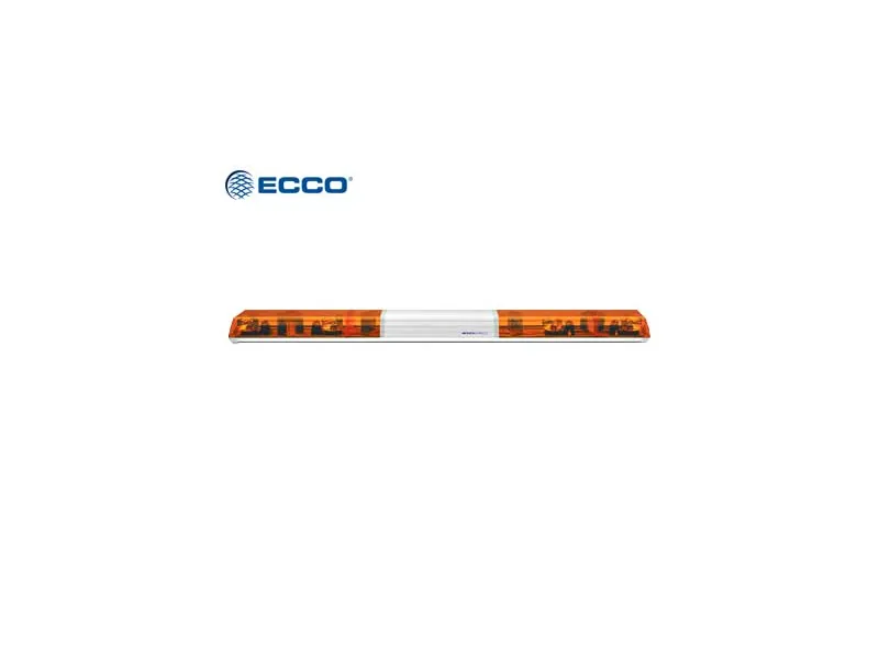 Ecco varningsljusramp halogen 1829 mm 24V, 4 roterande, namnskylt - Ledextraljus.eu