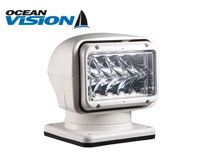 Ocean Vision Fjärrstyrd LED Sökljus 50W 12-24V 350000cd - Ledextraljus.eu