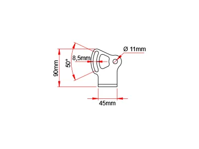 X-vision Auxiliary Light Rack - Monteringsfäste för DOMIBAR 573mm - Bild 6