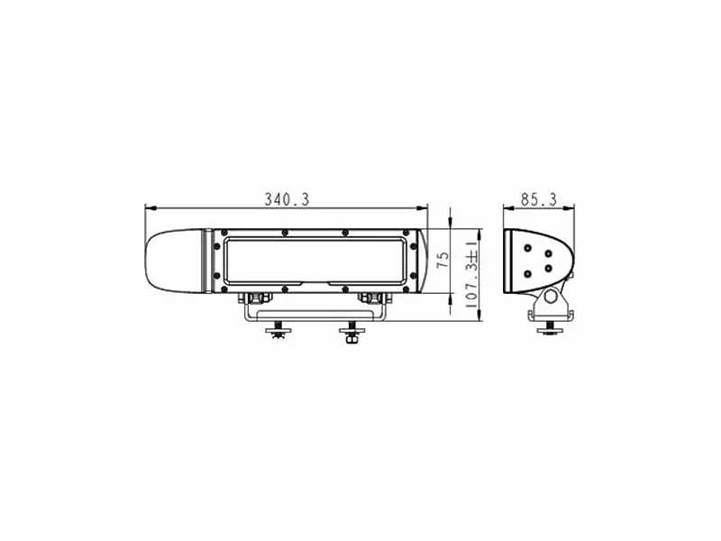 BULLPRO LED Framljus Vänster 9-36V 3600lm Uppvärmd Lins Halvljus/Helljus - Bild 4