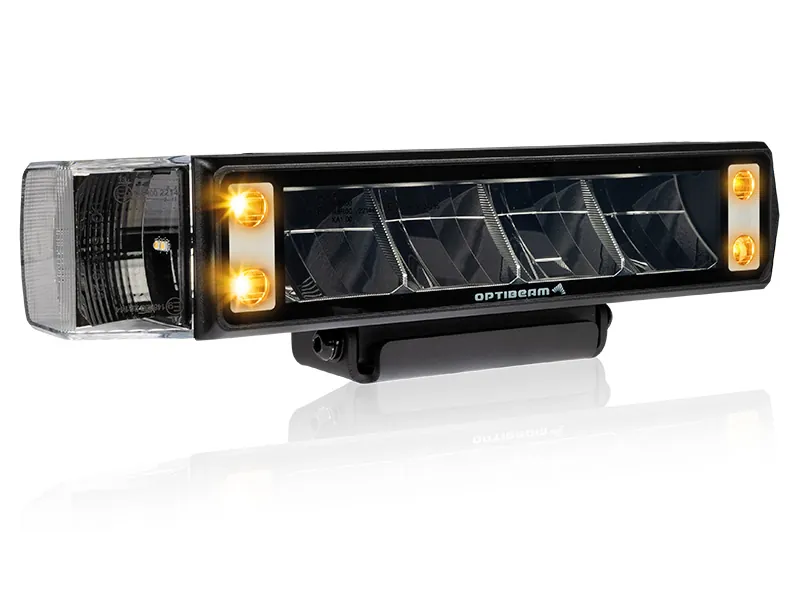 OPTIBEAM AURA LED Plogljus 6-30V 1800/3600lm med Helljus, Halvljus och Blinkers - Bild 2