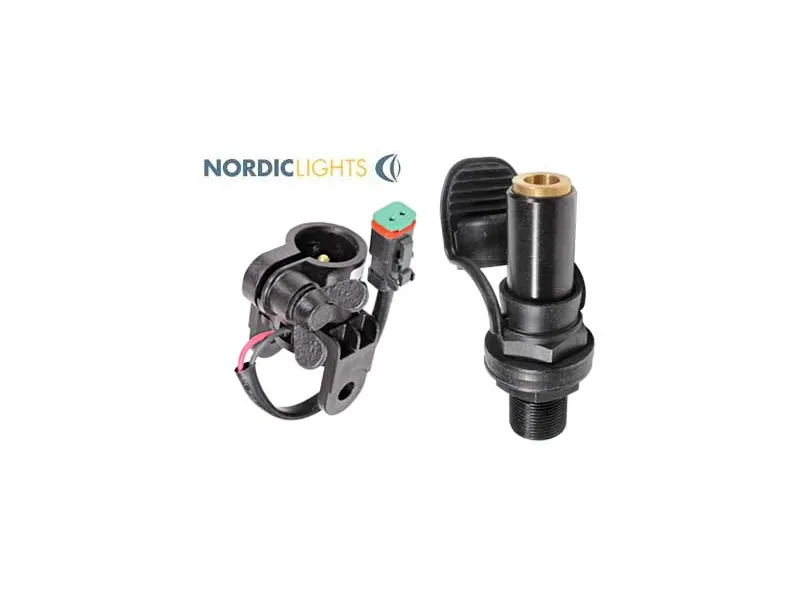 Nordic Lights DIN-fäste 40 mm med DT-kontakt 12-48V