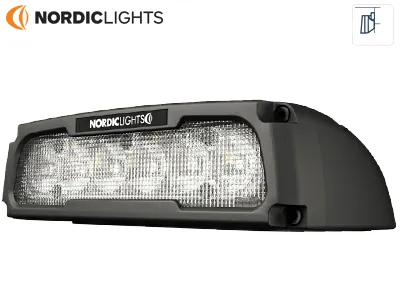 Nordic Lights LED Arbetsbelysning 2600lm 9-32V Flood 6x PowerLED - Ledextraljus.eu