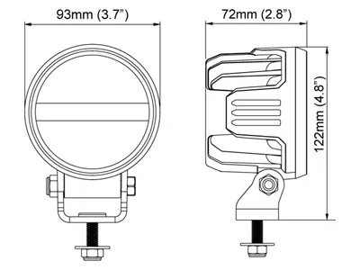 Nordic Lights Canis Go 420 LED Arbetsbelysning 12-24V 1800lm 5000K - Bild 3