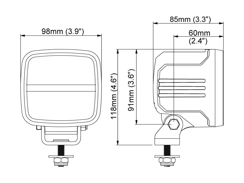 Nordic Lights Scorpius GO 430 LED Arbetsbelysning 4800lm 12-24V Dimbar - Bild 2
