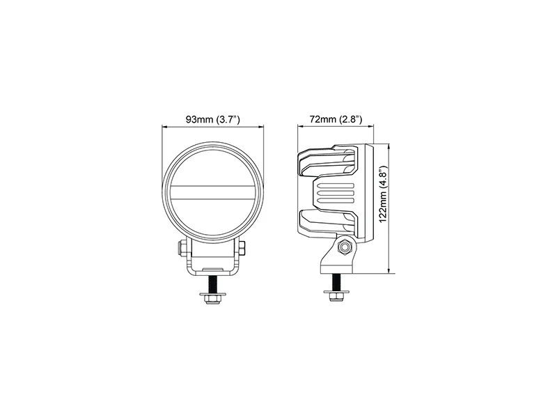 Nordic Lights Canis GO 410 LED-arbets- och backljus 16W 12-24V - Bild 3