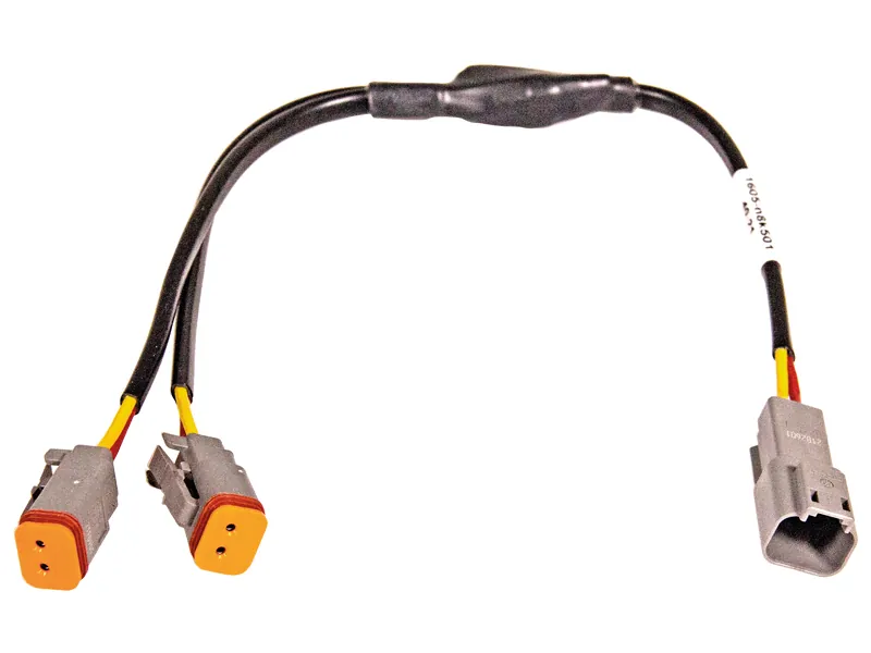 Deutsch DT Y-Koppling 2-pin - Kablage för Extraljus och Arbetsbelysning - Ledextraljus.eu