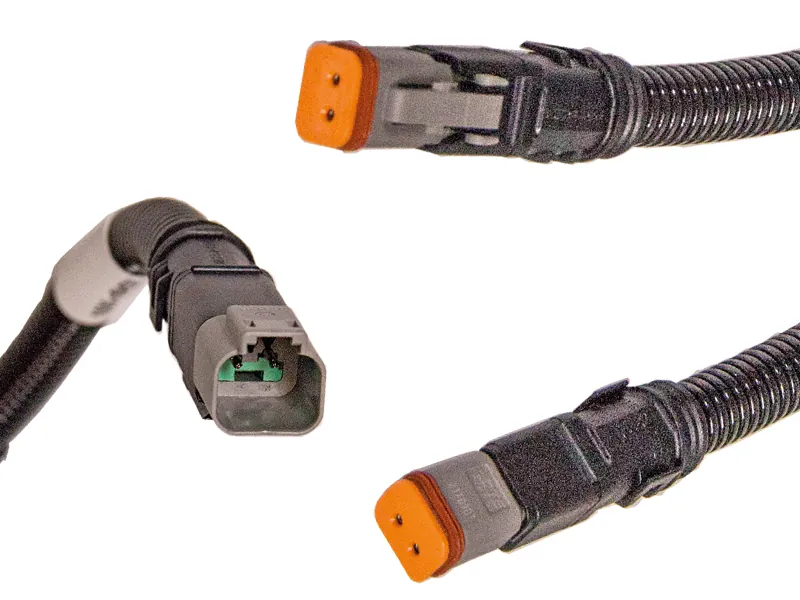Wiring Kit med Deutsch Y-Koppling 2-pin DT-serie med Kabelskydd - Bild 2
