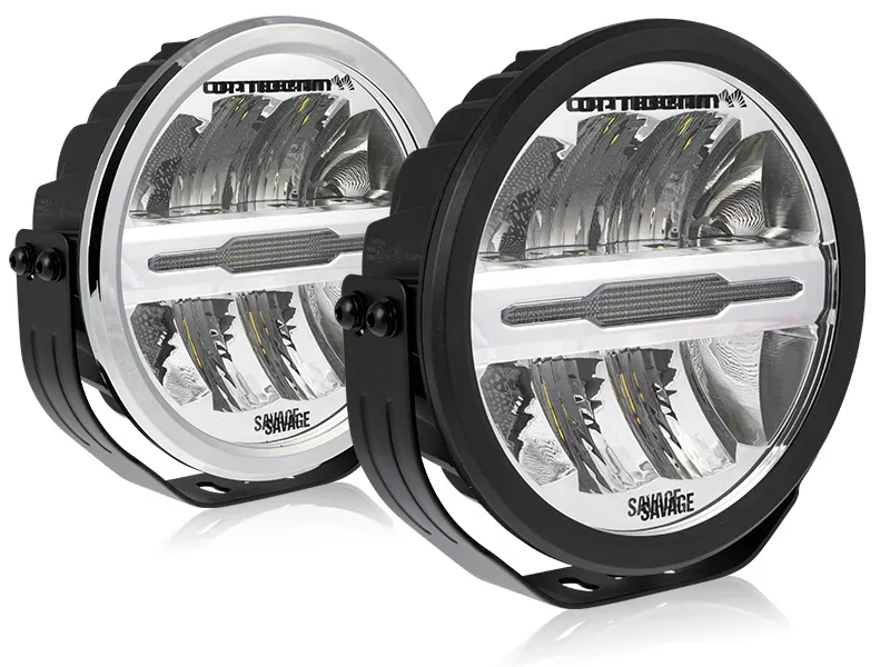Optibeam Savage 9 LED Fjärrstrålkastare 7200lm 9-36V med Osram-dioder - Bild 3