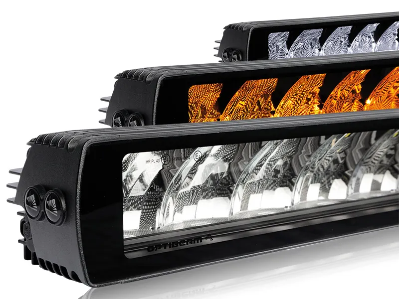 Optibeam Savage 12 LED Extraljus 4000lm 9-36V med Vit och Gul Positionsljus - Bild 7