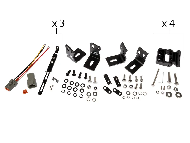 Optibeam Savage 30 LED Extraljus 12000lm 9-36V med Vit och Gul Positionsljus - Bild 10
