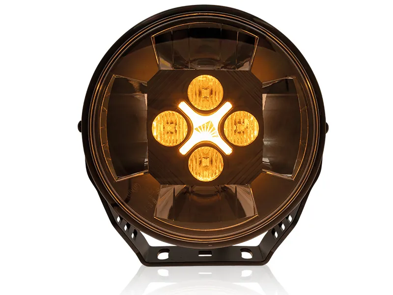OPTIBEAM SE7EN LED Fjärrljus 10400lm 9-36V 500m Räckvidd med Varselljus - Bild 4