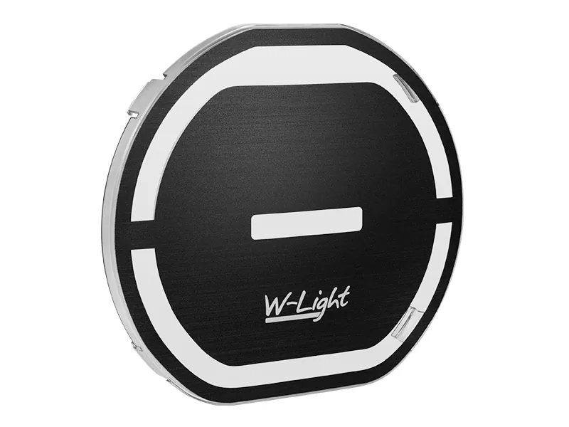 W-Light Fury 9" stenskott svart ø 229 mm - Ledextraljus.eu