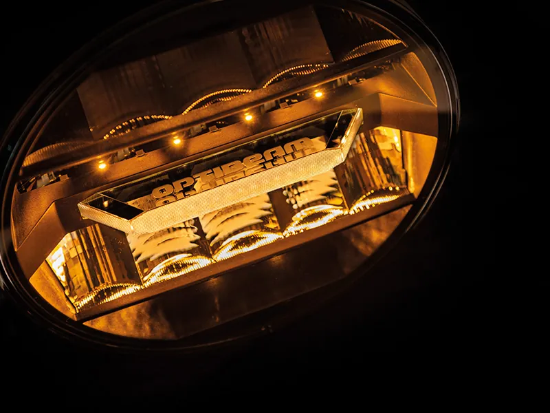 OPTIBEAM Elites 9 LED Fjärrstrålkastare 11320lm 9-36V med Tvåfärgat Parkeringsljus - Bild 9