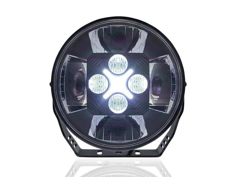OPTIBEAM NIN9 Special LED Fjärrljus 14000lm 12V 220mm - Godkänt Helljus för Fordon - Bild 6