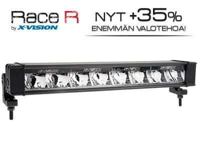 X-VISION Race R8 LED Extraljus 8x High Power LED 10-30V 429mm - Ledextraljus.eu