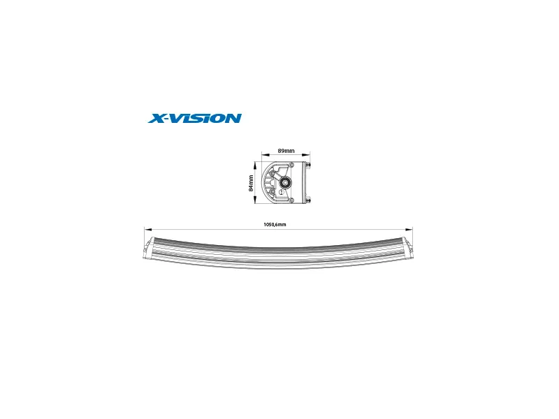 X-Vision Genesis 1100 böjd LED-ramp 240W 9-30V - Bild 6