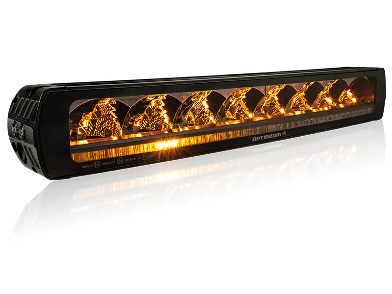 Optibeam Firebar LED Extraljus med Varningsljus 10200lm 9-36V 562mm - Bild 2