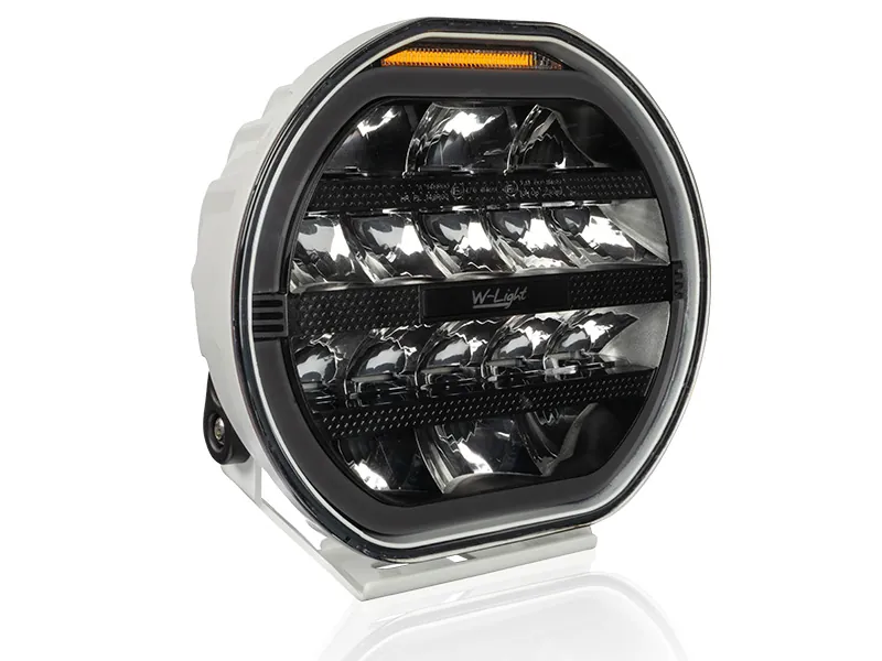 W-LIGHT Fury 9" LED Extraljus med Varningsljus 9000lm 12-48V Vit - Bild 4