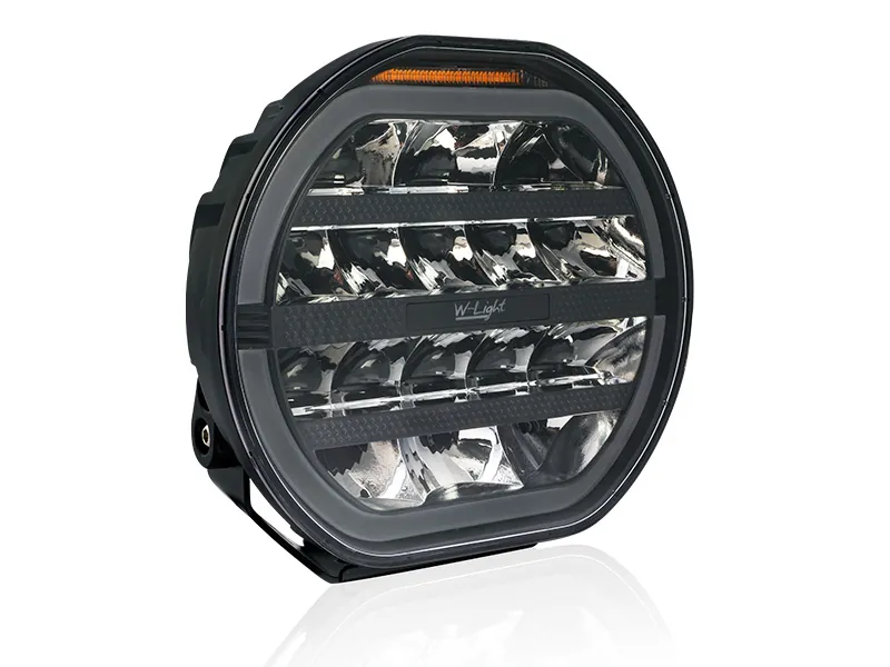 W-Light Fury 9" LED Extraljus med Varningsljus 9000lm 12-48V - Bild 5