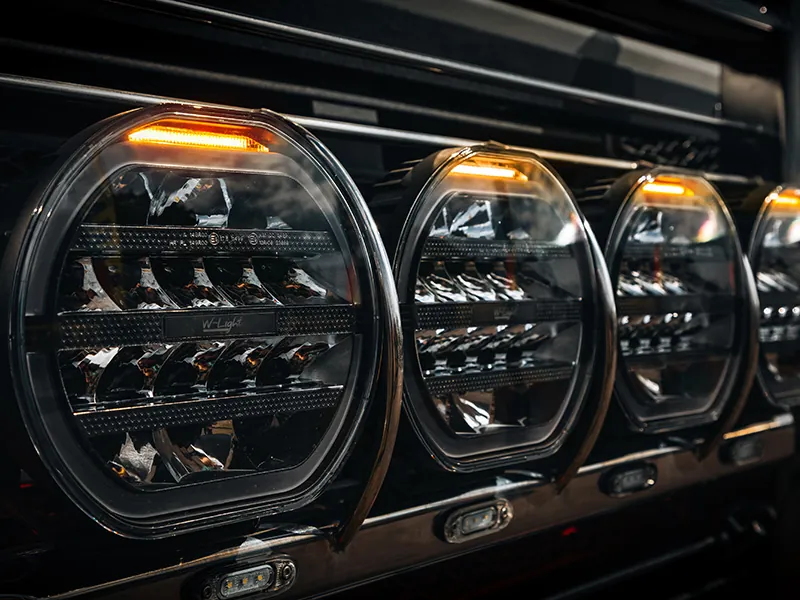 W-Light Fury 9" LED Extraljus med Varningsljus 9000lm 12-48V - Bild 8