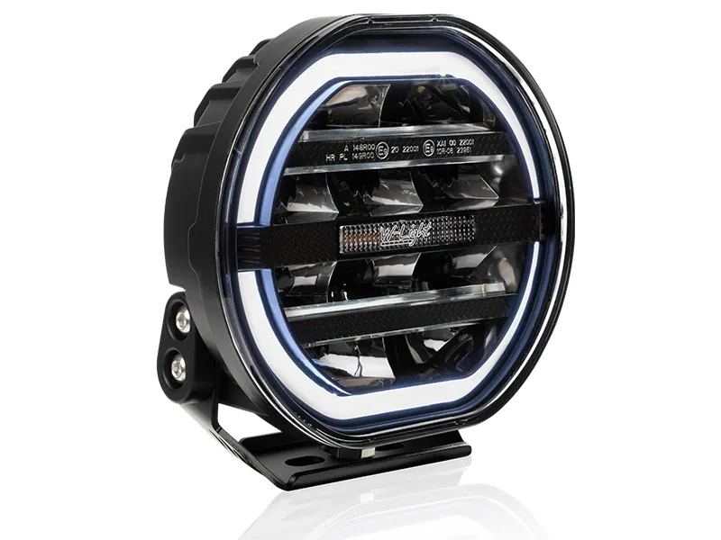 W-LIGHT Fury 7" LED Extraljus 6700lm 12-48V med Varningsljus - Bild 2