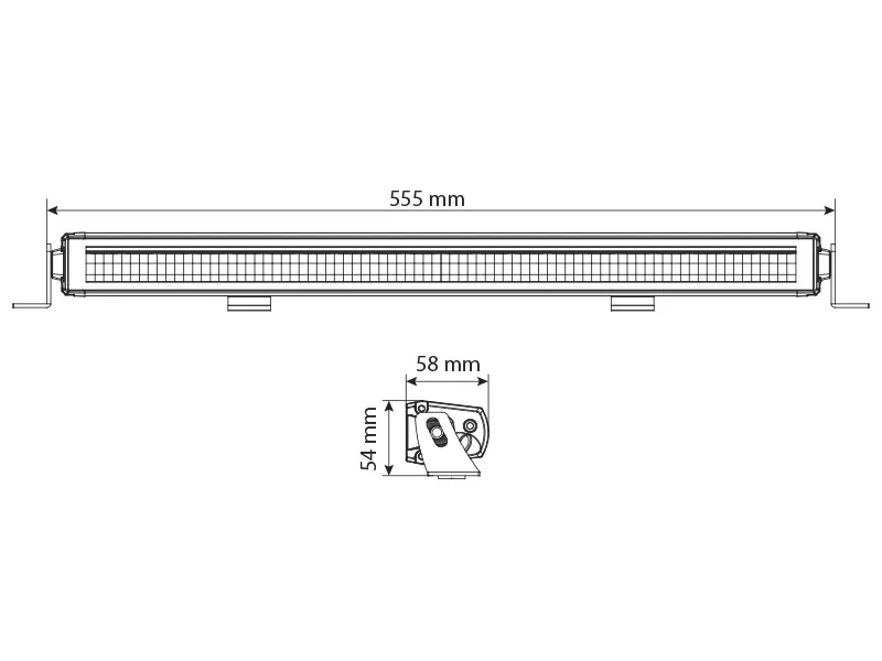 W-Light Vortex LED-ramp 100W 12000lm 555 mm - Bild 3