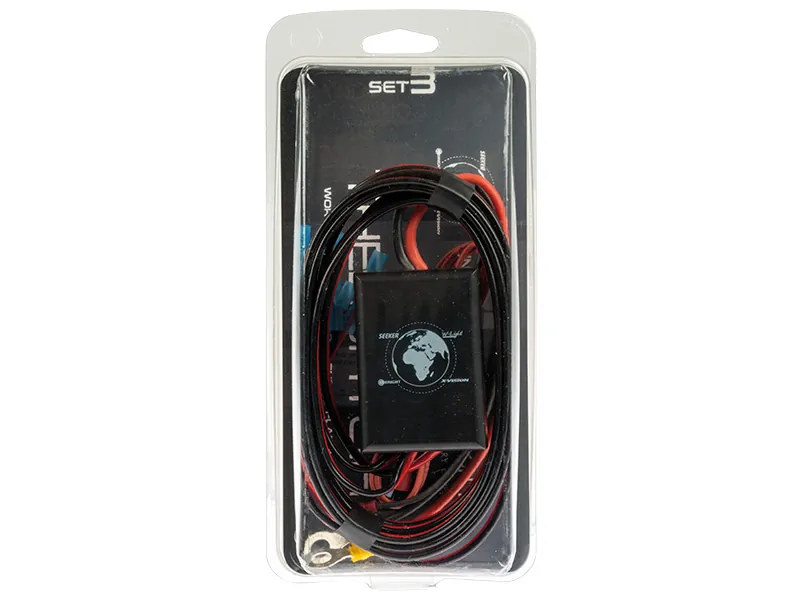 OPTIBEAM WK033 Universell Kabelkit för 3 Extraljus 12/24V - Bild 2