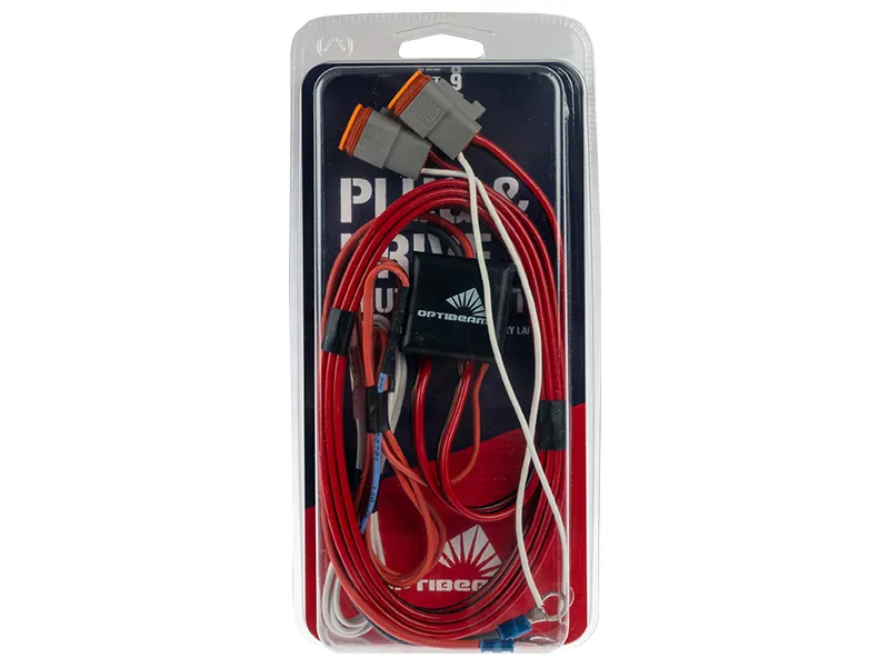 OPTIBEAM Wiring Kit WK042 - Universell Kabelsats för Extraljus 12/24V - Bild 2