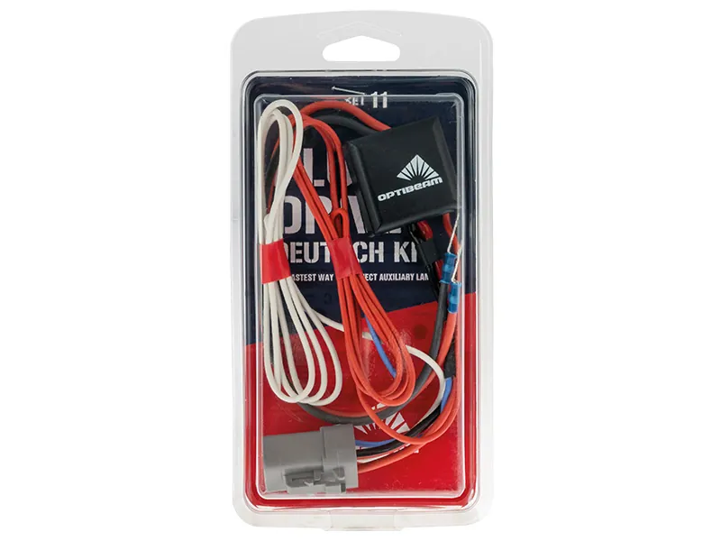 OPTIBEAM Kabelsats DTP 12/24V - Plug&Drive med Deutsch-kontakt för extraljus - Bild 2