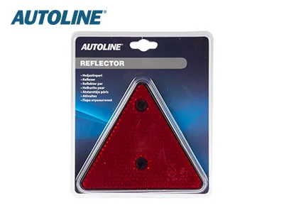 AUTOLINE Reflektorer Triangel Röd 152x138mm Par - Bild 2