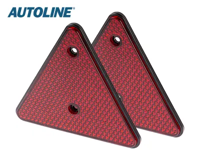 AUTOLINE Reflektorer Triangel Röd 152x138mm Par - Bild 3