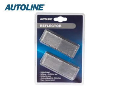 AUTOLINE Reflektorer 96x38mm - Par med 2st Klara Reflektorer för Fordon - Bild 2