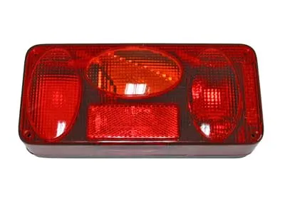 SIM Bakljus 3-kammarsystem 237x109mm med Backlampor och Reflexer - Ledextraljus.eu