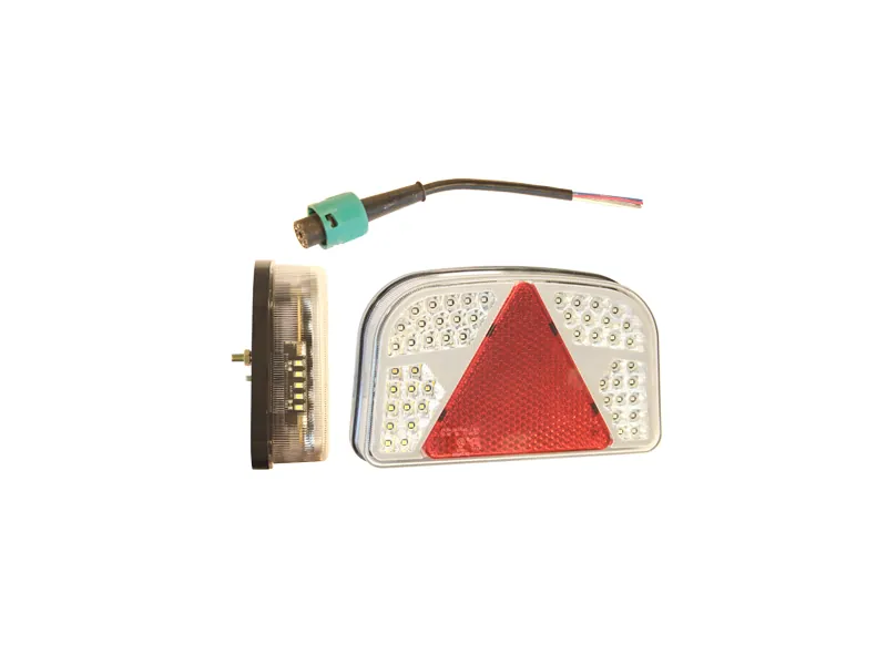 LED-baklampa höger 12V 243 x 148 x 48 mm