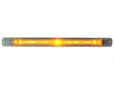 WAS LED Sidomarkeringsljus 237mm Amber 12-24V E-godkänt - Ledextraljus.eu
