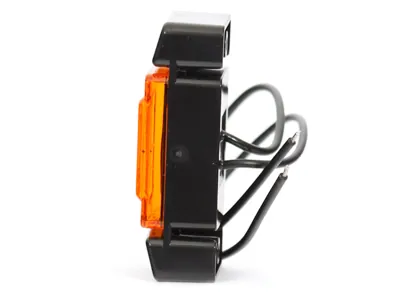 WAS LED Sidomarkeringsljus Amber 12-24V ECE-godkänt 73mm - Bild 2