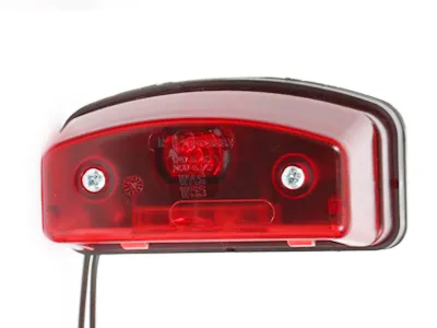 WAS LED-Skyltbelysning Röd 12-24V med Bakpositionsljus ECE-Godkänd - Bild 2