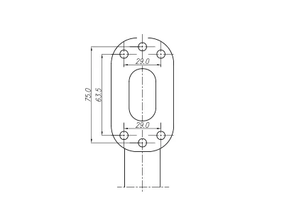 WAS LED Sidomarkeringsljus 12-24V Vänster Vit/Röd med 90° Gummiarm - Bild 3
