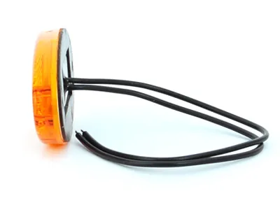 WAS LED Sidomarkeringsljus Amber 12-24V med Reflektor ECE-godkänd - Bild 2