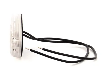 WAS LED Sidomarkeringsljus Vit 12-24V med Reflektor ECE-godkänt - Bild 2